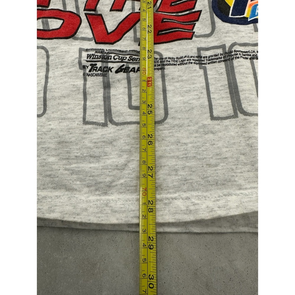Vtg Ricky Rudd Tide Racing Nascar Graphic T Shirt Mens Large - Picture 7 of 7